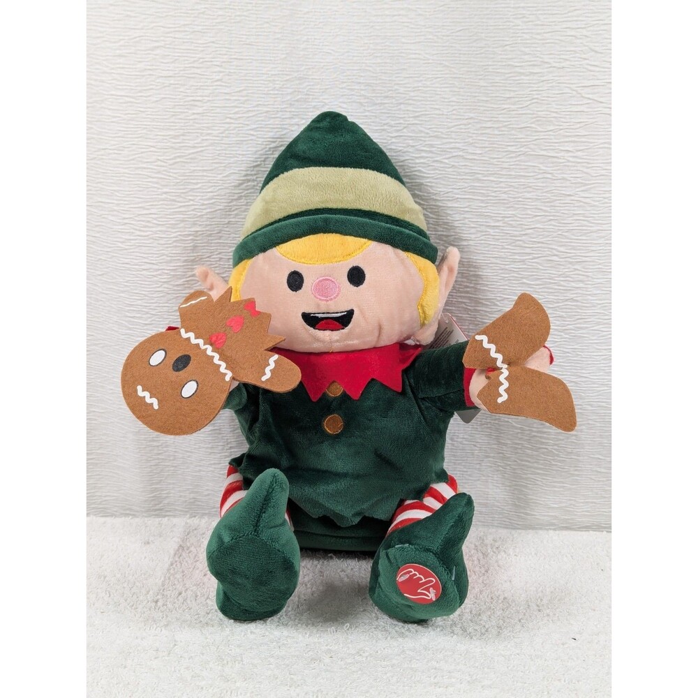 Dan Dee - Animated Elf Plush - Sings Oops I Did It Again - Christmas Decorations
